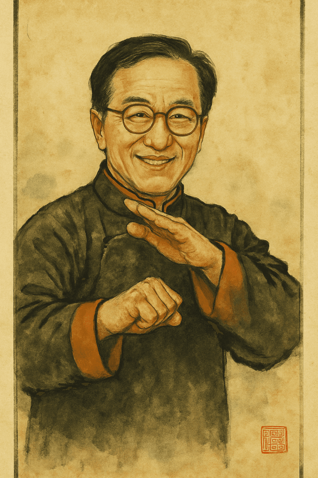 성룡 한국화 인물 초상